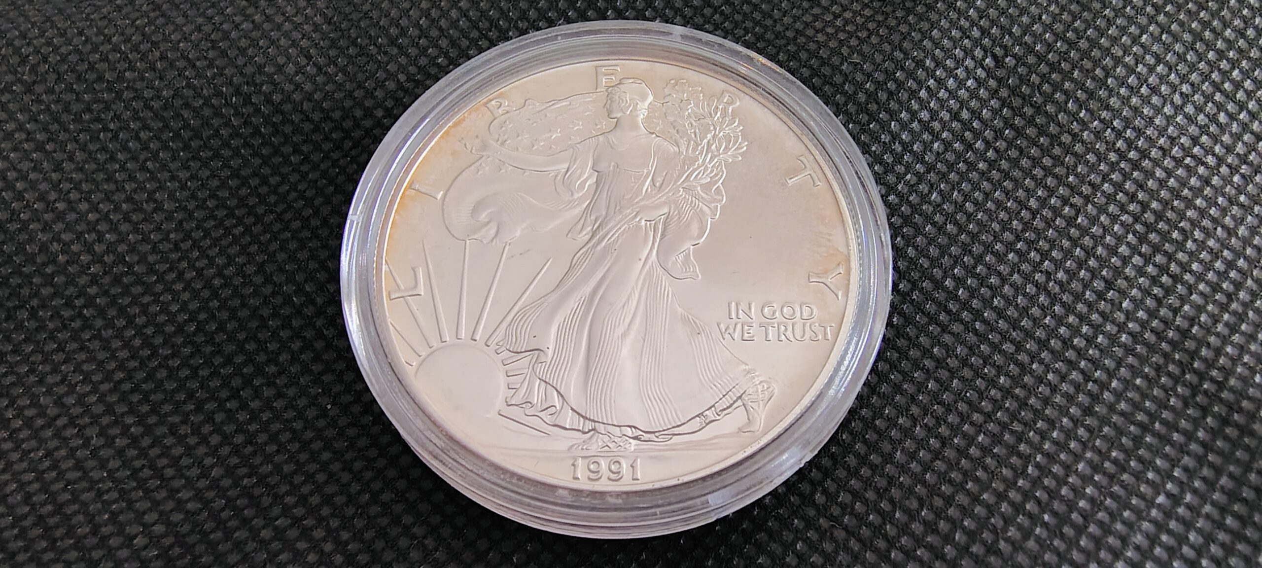 1991 American Silver Eagle – 1 Troy Oz .999 Fine Silver - Image 2
